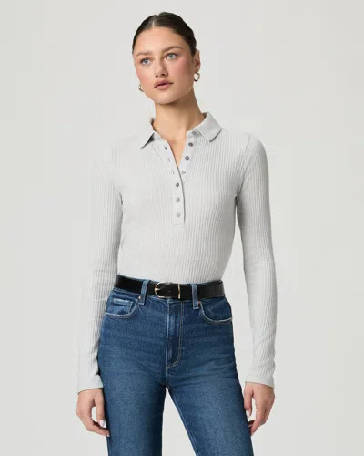 Paige Eden Top High Rise Pant In Gray