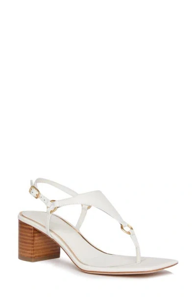 Paige Elara Ankle Strap Sandal In White