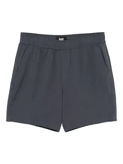 Paige Elastic-waistband Shorts In Blue