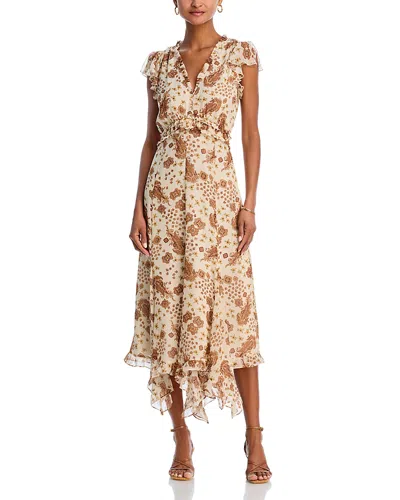 PAIGE ELEONORA SILK DRESS