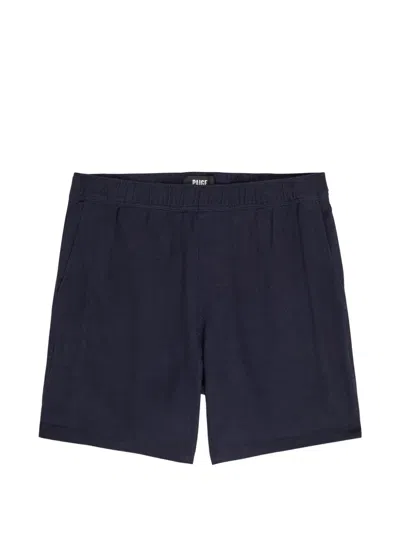 Paige Elijah Elasticated-waistband Shorts In Blue