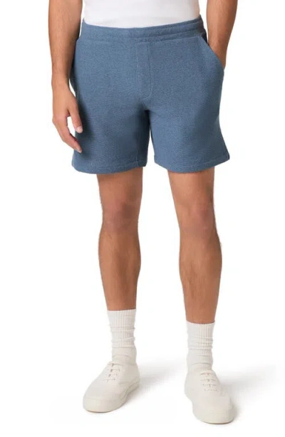 Paige Mens Lakeside Elijah Drawstring Cotton-blend Shorts In Blue