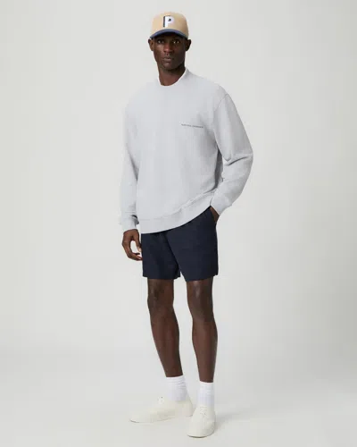 Paige Elijah Elasticated-waistband Shorts In Blue