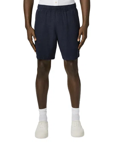 Paige Elijah Elasticated-waistband Shorts In Blue
