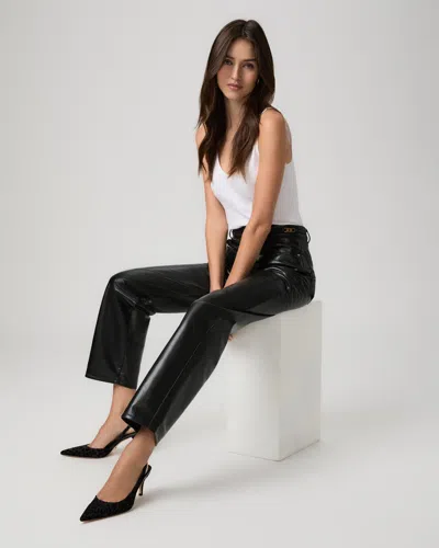 Paige Emilie 31 Inch Tapered Leg Pant In Black