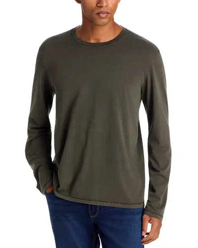 Paige Enzo Cotton Crewneck Shirt In Gray