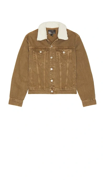 Paige Erickson Jacket With Sherpa Collar In Vintage Dusty Trail