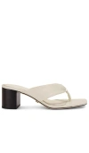 Paige Women's Estelle Thong High Heel Sandals In Ivory