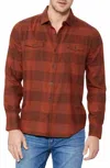 Paige Everett Shirt In Cherry Clay In Red