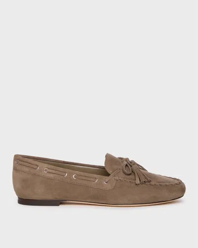 Paige Ezra Tassel Loafer In Brown