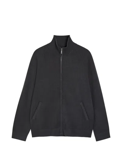 Paige Falberg Zip-up Cardigan In Black