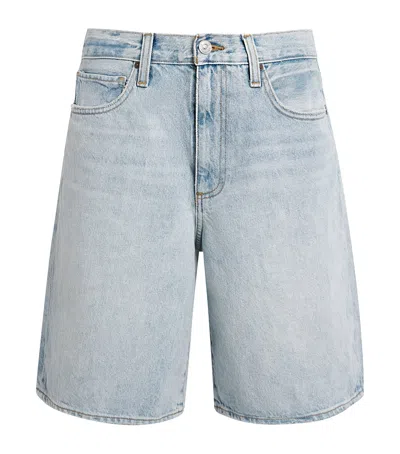 Paige Faye Denim Shorts In Blue