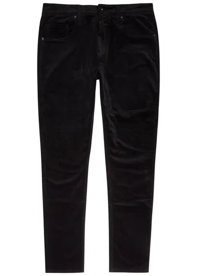 Paige Federal Corduroy Trousers In Black