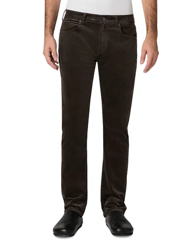 Paige Federal Cotton Blend Slim Straight Fit Pants In Multi