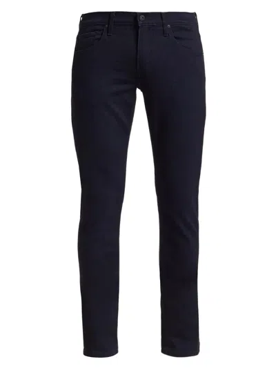 Paige Federal Extra Long Stretch Slim-straight Jeans In Black