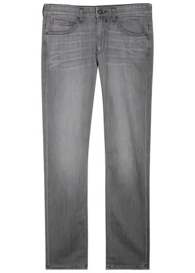 Paige Federal Grey Straight-leg Jeans