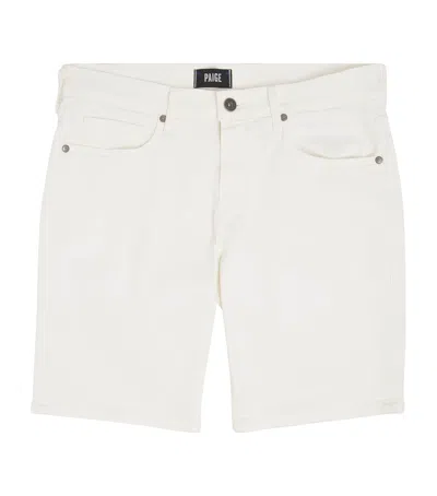 Paige Federal Shorts In White