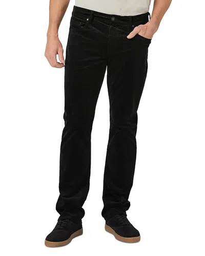 Paige Federal Slim Straight Fit Corduroy 32 Pants In Black