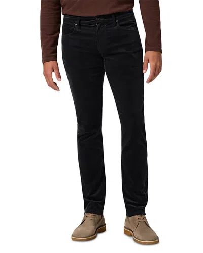 Paige Federal Slim Straight Fit Corduroy 32 Pants In Deep Anchor Cord In Multi