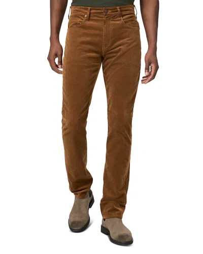 Paige Federal Slim Straight Fit Jeans In Gold Sun In Gold Suns