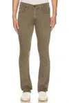 Paige Federal Slim Straight Jean In Vintage Weathered Mushroom In Multi