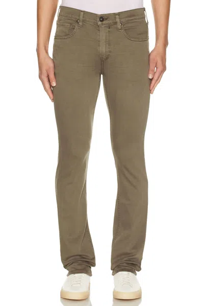 Paige Federal Slim Straight Jean In Vintage Weathered Mushroom In Multi
