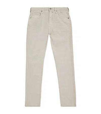 Paige Federal Slim-straight Jeans In Gray