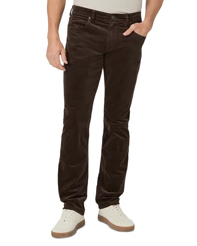 Paige Federal Slim Straight Jeans In Deep Woods In Deep Woods Corduroy