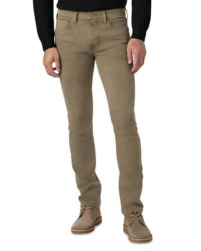 Paige Federal Slim Straight Jeans In Vintage Deep Verdant In Green