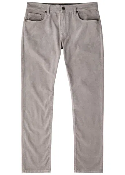 Paige Federal Slim Straight-leg Corduroy Jeans In Beige