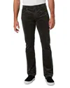 Paige Federal Slim Straight Leg Corduroy Jeans In Dark Iron In Black