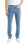 Paige Federal Straight Slim Fit Jeans In Porters In Blue