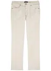 Paige Federal Slim Straight-leg Jeans In Neutral