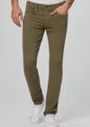 PAIGE FEDERAL SLIM STRAIGHT PANTS IN COURTYARD