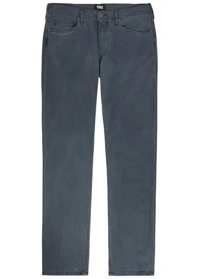 Paige Federal Slim Straight-leg Jeans In Blue