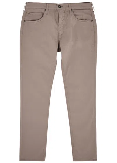 Paige Federal Straight-leg Jeans In Beige
