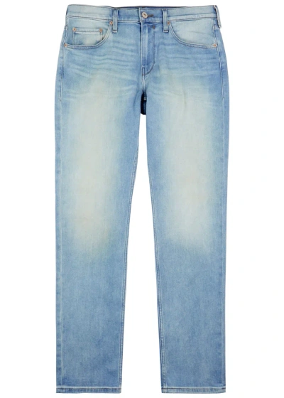 Paige Federal Straight-leg Jeans In Light Blue