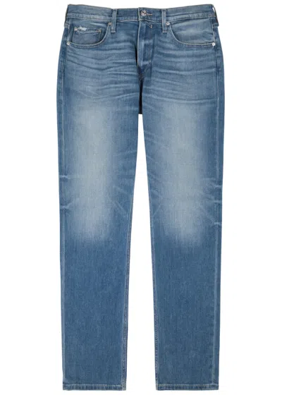Paige Federal Straight-leg Jeans In Light Blue