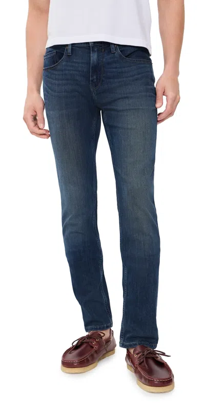 Paige Federal Transcend Slim Straight 32 Jeans Blakely In Blue