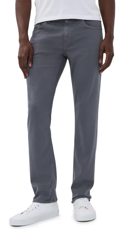 Paige Federal Transcend Slim Straight Jeans Vintage Onyx Blue In Multi