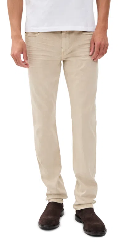 Paige Federal Transcend Slim Straight Jeans Vintage Rosewood In Neutral