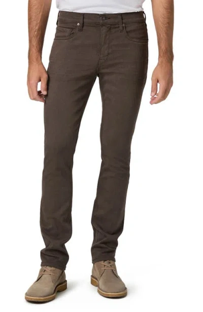Paige Federal Transcend Slim Straight Leg Jeans In Brown