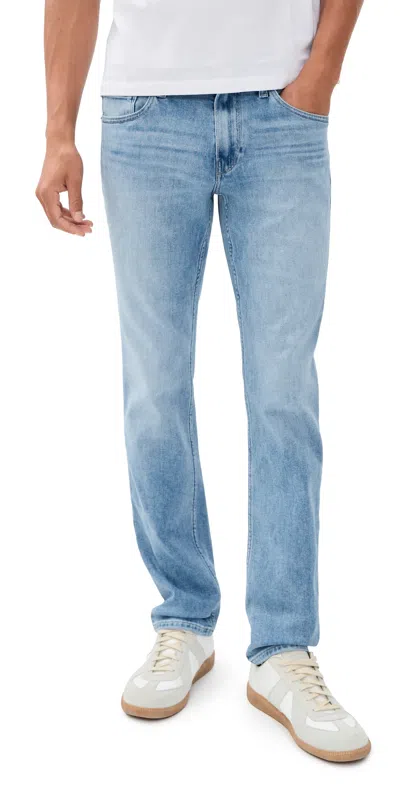 Paige Federal Transcend Vintage Slim Straight 32 Jeans Emberton In Blue