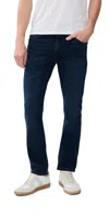 Paige Federal Transcend Vintage Slim Straight Jeans Jenkins In Blue