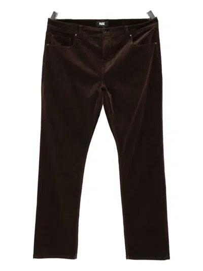 Paige Federal Trousers In Brown