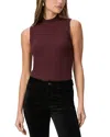 Paige Ogden Faux-leather Midi Skirt In Oxblood