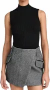 Paige Brin Turtleneck Sweater Tank Top