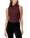 Paige Ogden Faux-leather Midi Skirt In Red