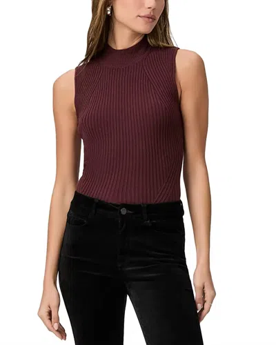 PAIGE FIDELIA TANK TOP IN OXBLOOD