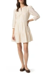 Paige Fiume Texture Tie Back Tiered Dress